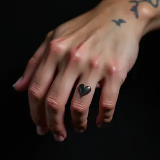 Tiny & Touching: Father-Daughter Finger Tattoos