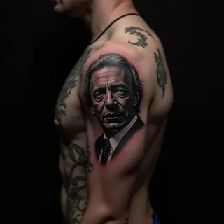 Gothic First Child Tattoo Ideas for Dad: A Darkly Beautiful Bond