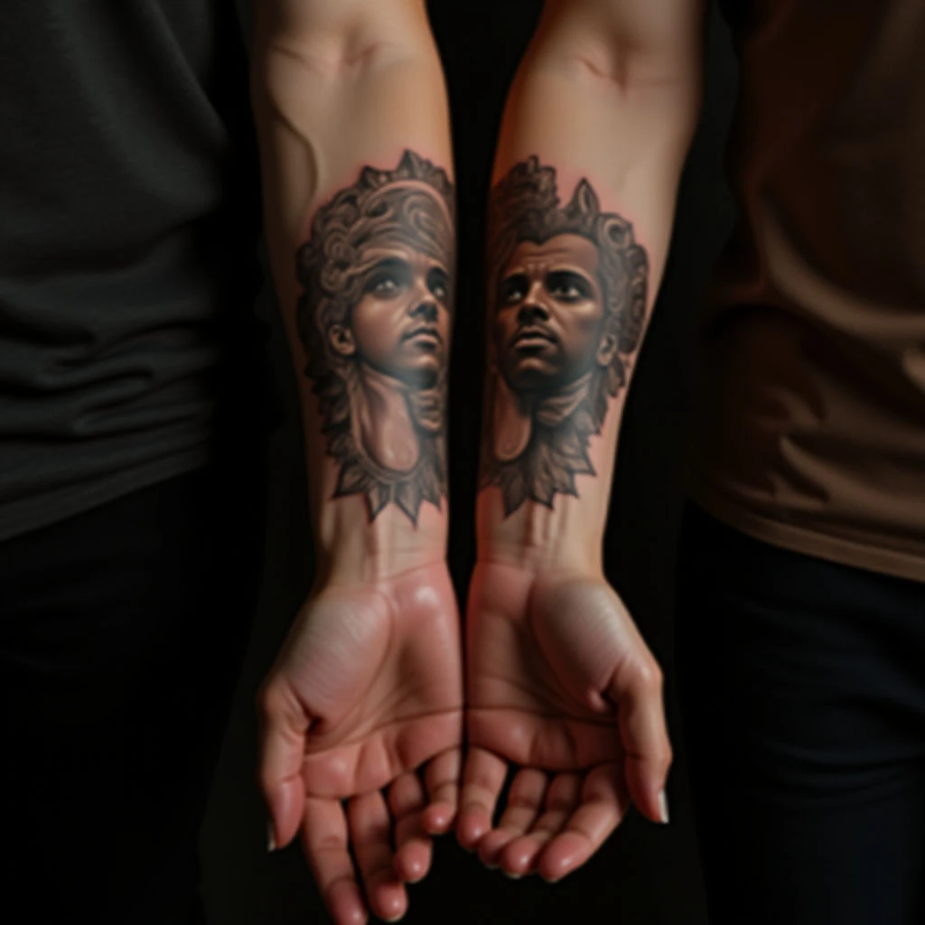 Tiny Matching Tattoos for Couples: A Father & Daughter Guide