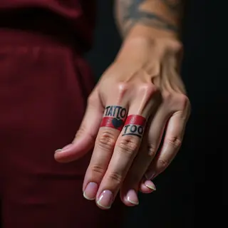 Cool Finger Tattoos for Moms: Subtle & Sweet Lettering Designs