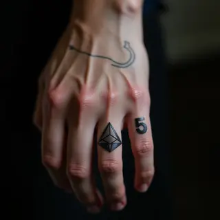 Geometric Sister Trio Tattoos: A Bond That Lasts Forever