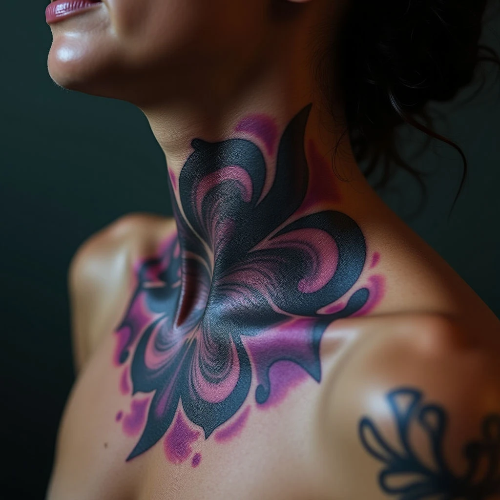 Stunning First Daughter Neck Tattoos: A Bond Etched in Ink