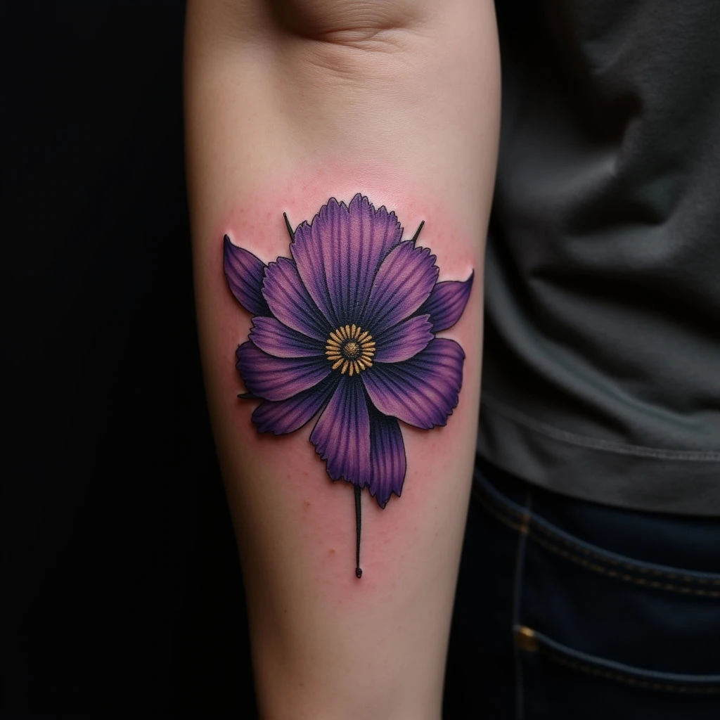 Cute Old School Best Friend Tattoos for Arms