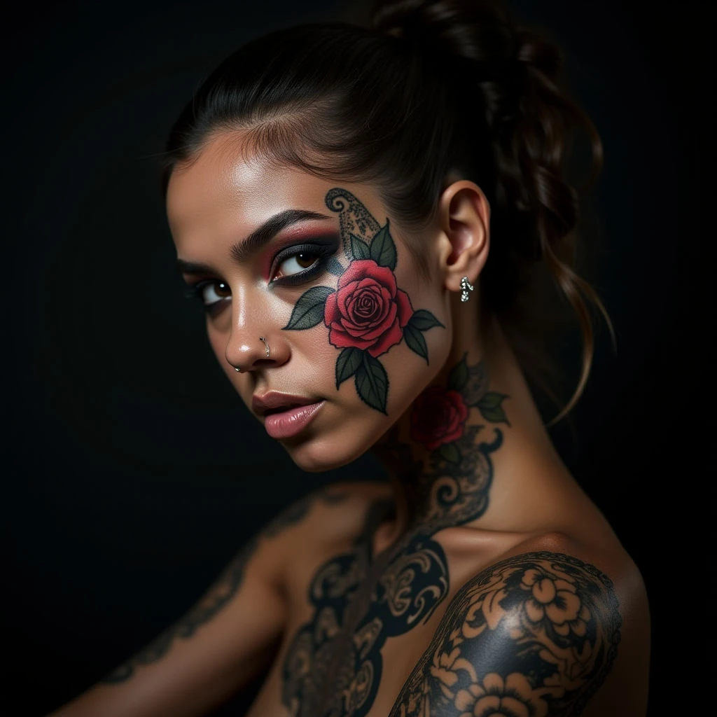 3 Sister Tattoos: Oriental Face Designs with Deep Meaning ✨