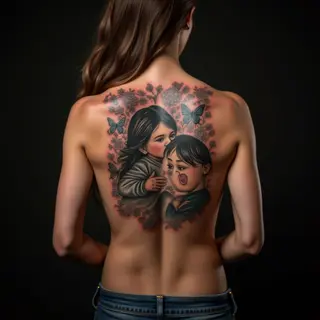 First Daughter Tattoos: Realism Designs for a Lasting Bond