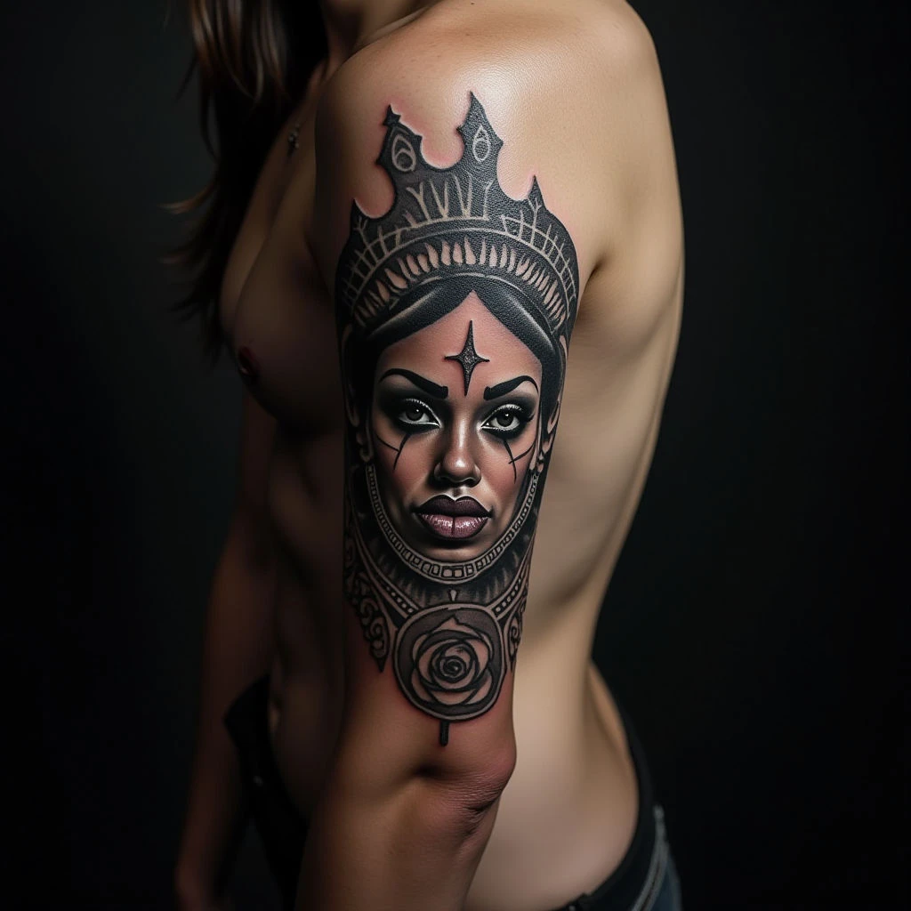 Sisterhood Ink: Stunning Blackwork Rib Tattoos for a Lasting Bond