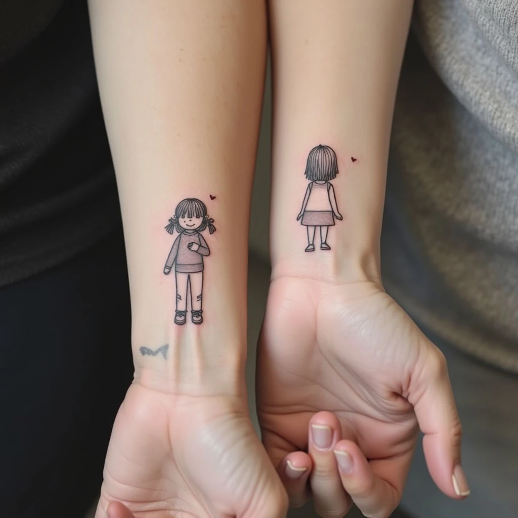 Father & Daughter Tattoos: Small, Meaningful Designs
