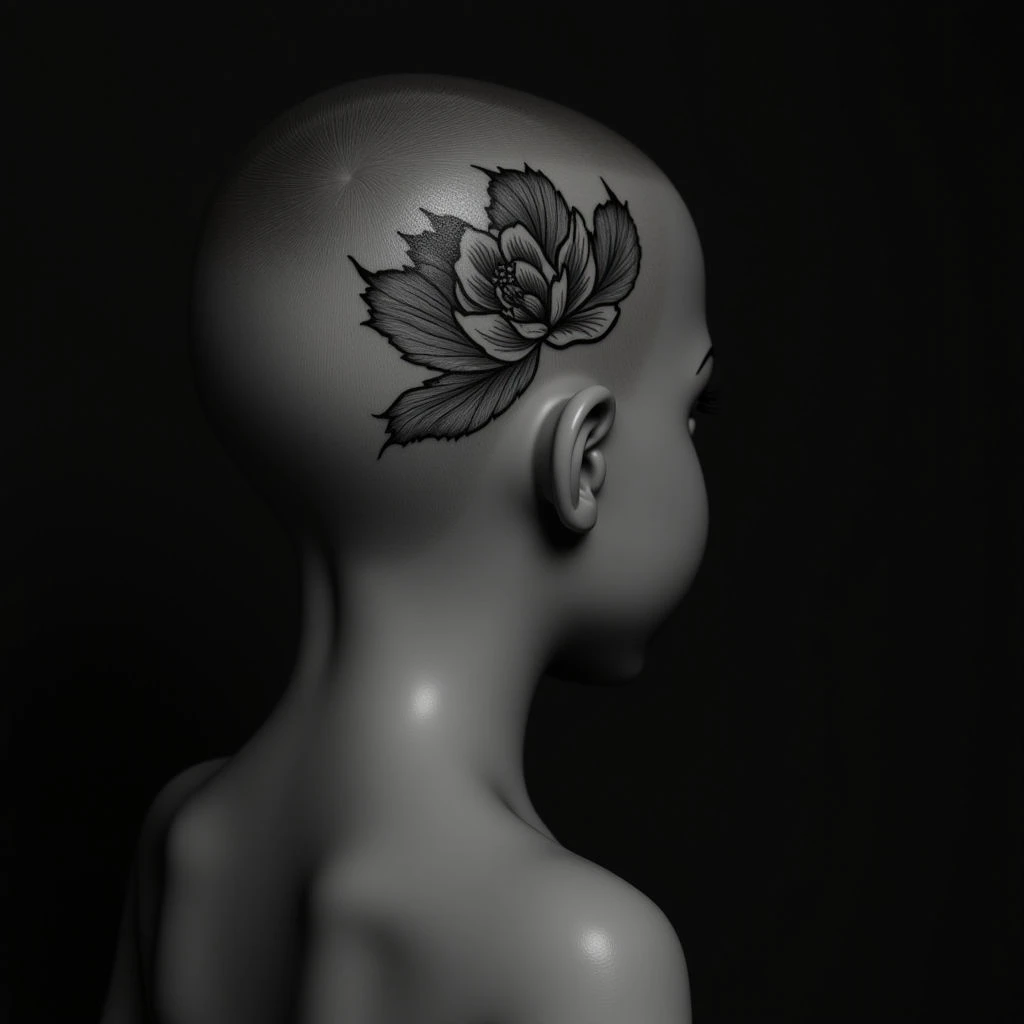 Cute Traditional Head Tattoos for Best Friends