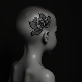 Cute Traditional Head Tattoos for Best Friends