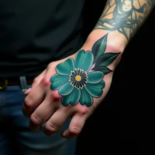 Micro-Realism Hand Tattoos for Fathers & Sons