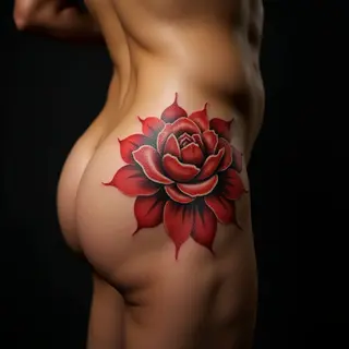 Tiny Oriental Hip Tattoos for Guys: A Father & Son Tribute