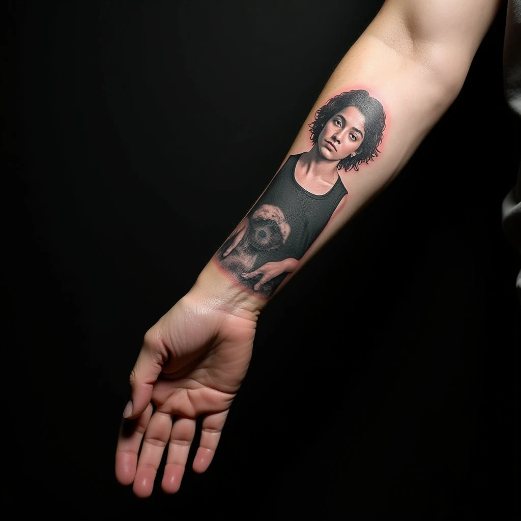 Father & Son Forearm Tattoos: Realism Designs & Meaning