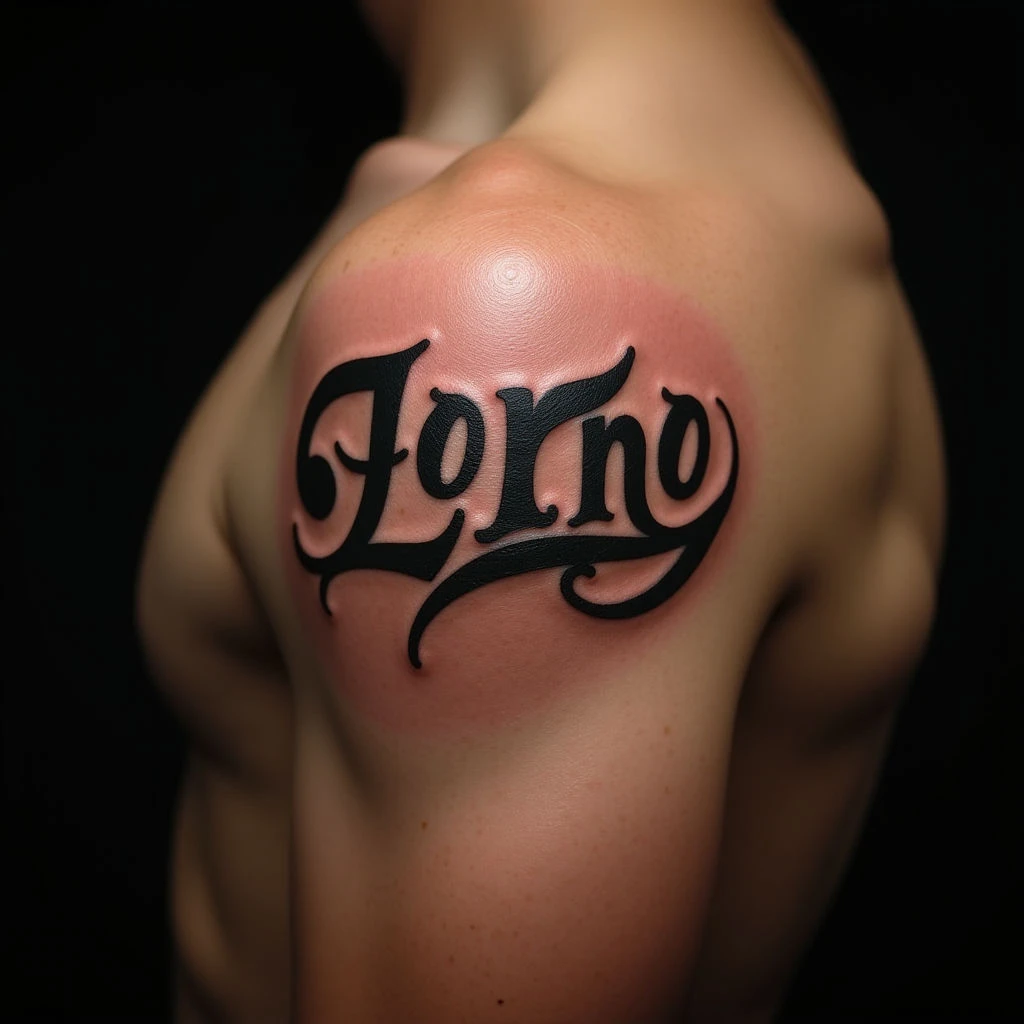 Old School Son Name Tattoos for Men: A Timeless Bond