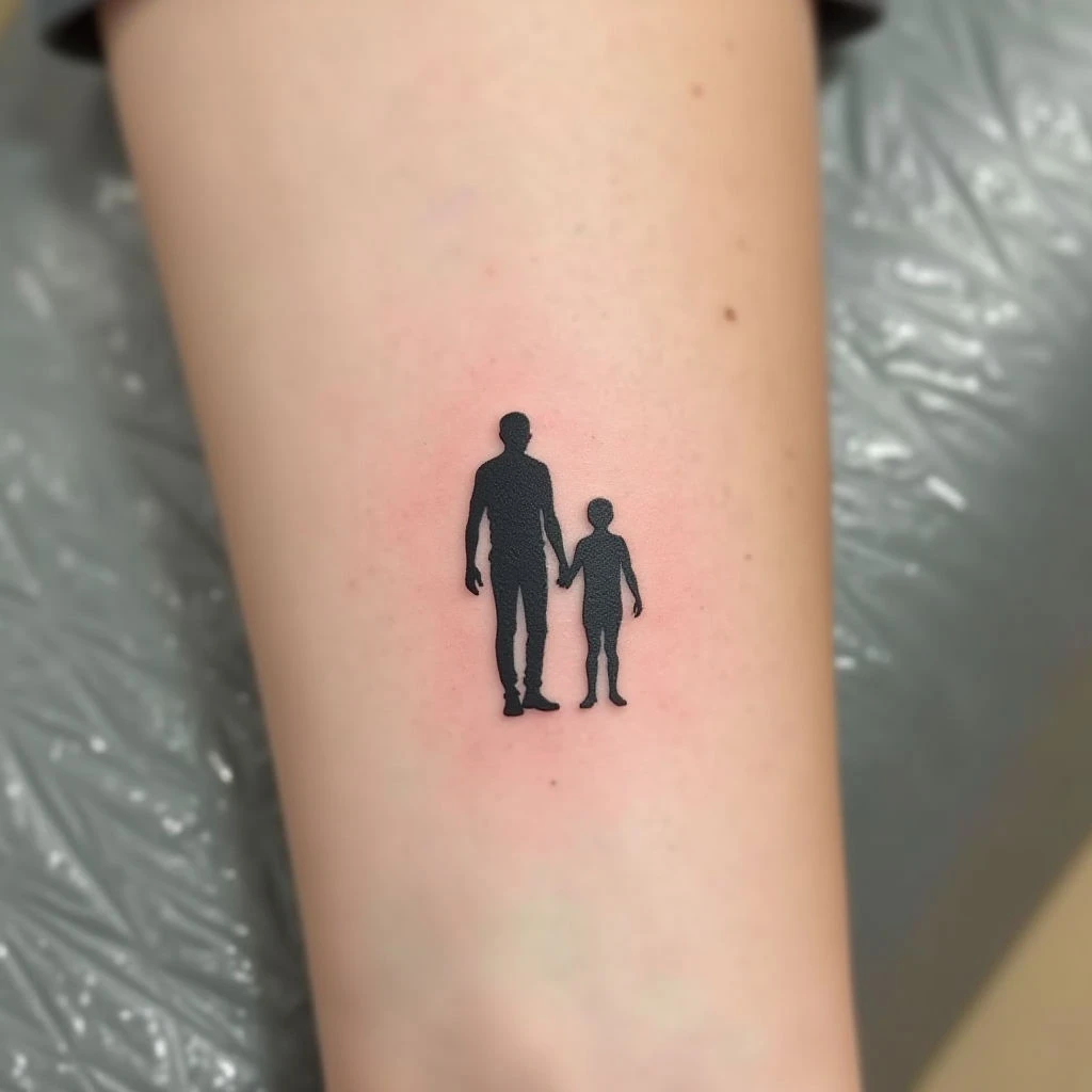 Small Father Son Tattoo Ideas & Designs