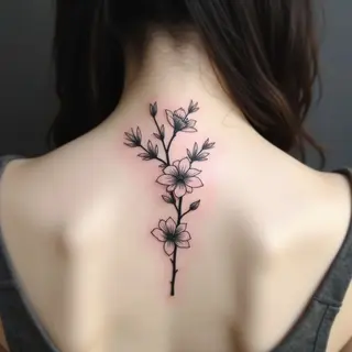 Elegant Female Back Neck Tattoo Ideas: Designs & Symbolism