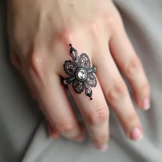 Female Wedding Ring Tattoo Ideas: Elegant & Symbolic Designs