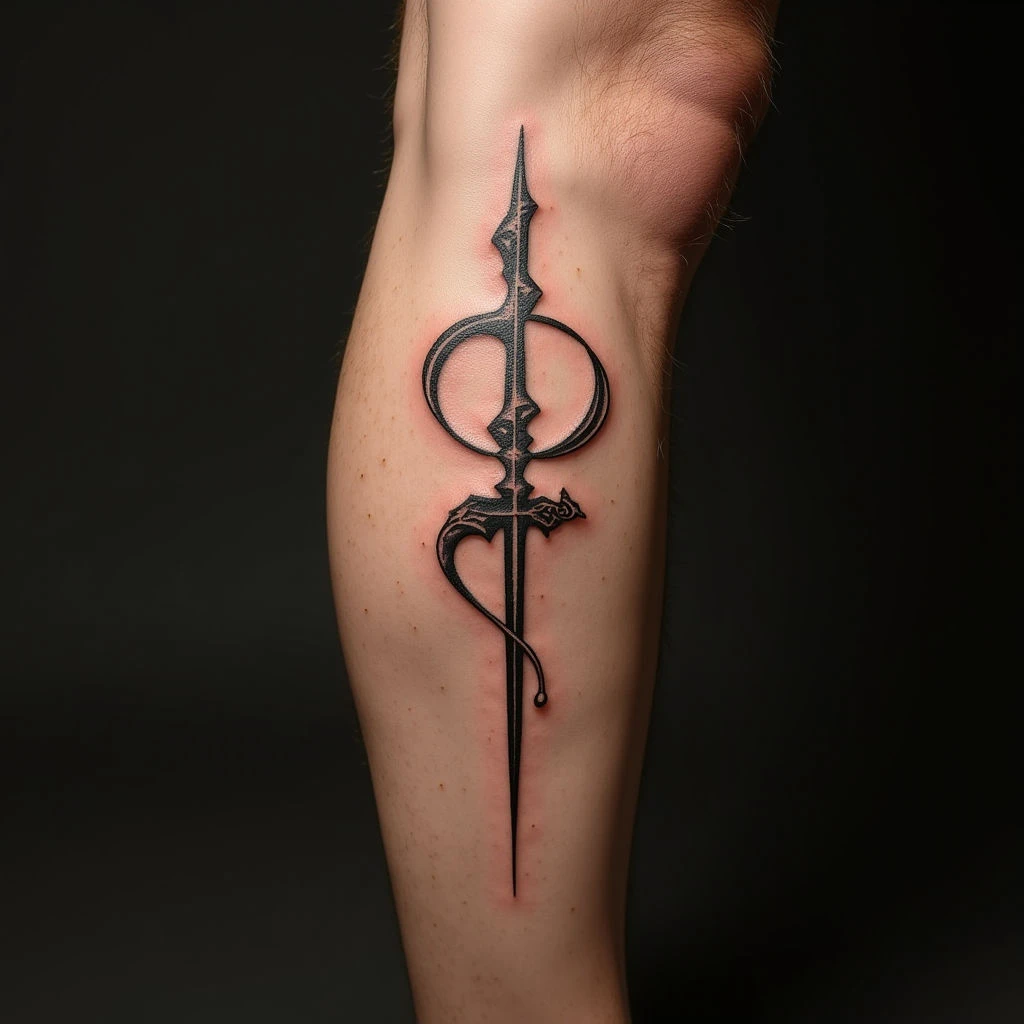 Small Leg Tattoos with Meaning for Men