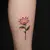 Strength & Resilience: Delicate Fine Line Leg Tattoos for Women