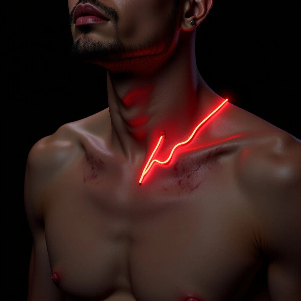 Electric Fine Line Collarbone Tattoos for Men: Meaning & Inspiration
