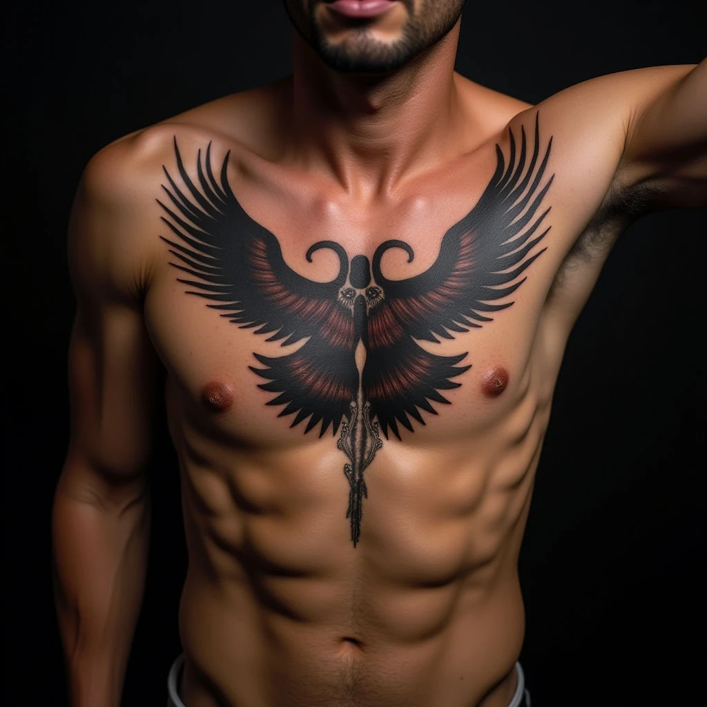 Powerful Ribcage Cover-Up Ideas for Men (Fine Line)