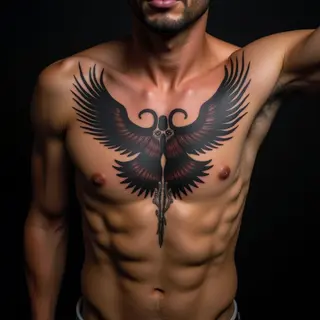 Powerful Ribcage Cover-Up Ideas for Men (Fine Line)