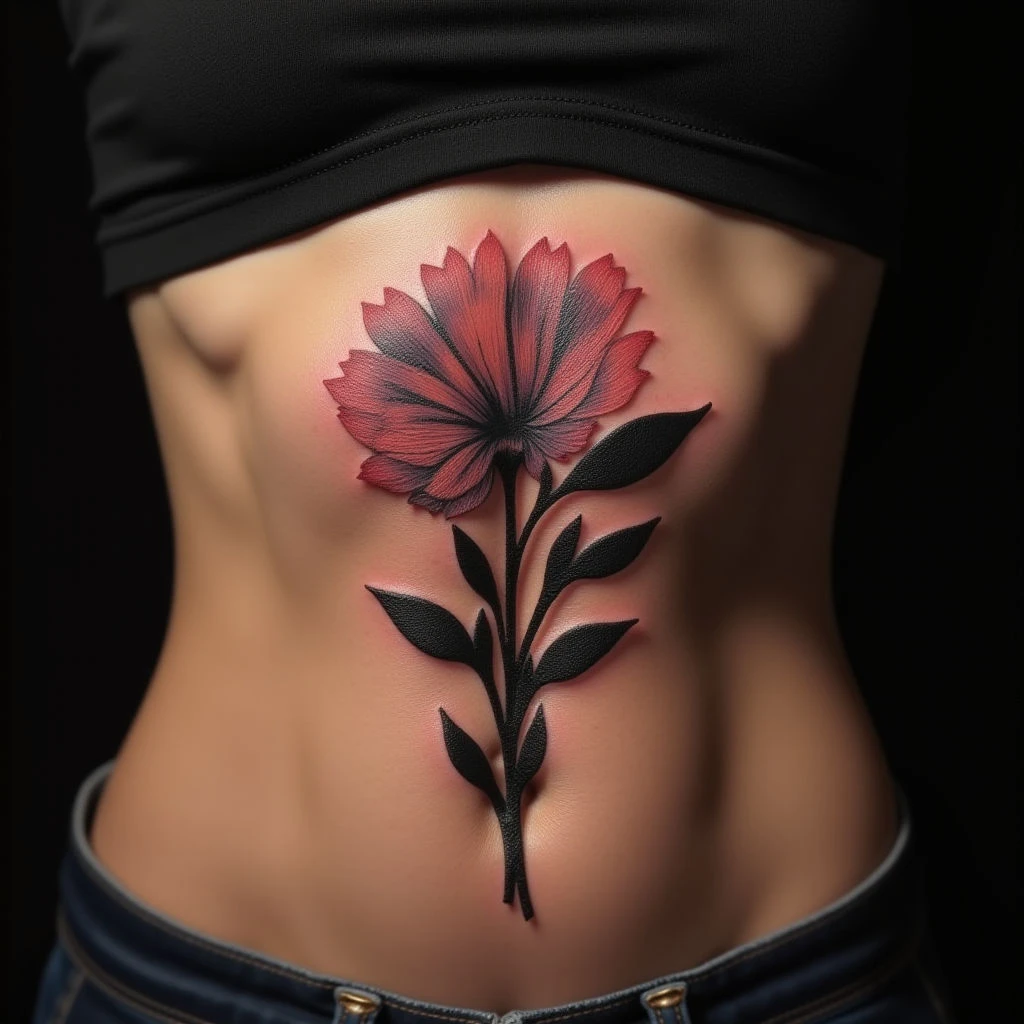 Delicate Ribcage Tattoos for Women: Fine Line Inspiration