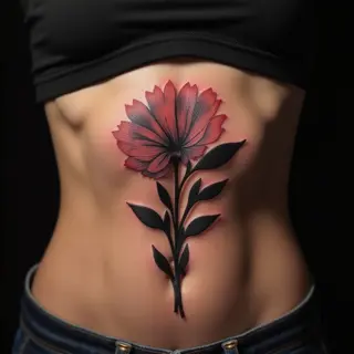 Delicate Ribcage Tattoos for Women: Fine Line Inspiration