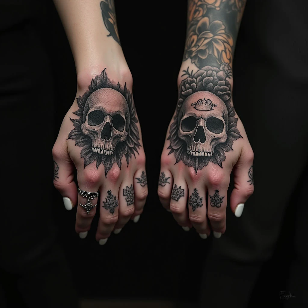 Finger Tattoo Ideas for Friends: A Guide to Macabre Bonds