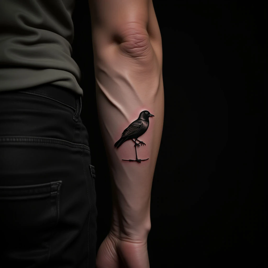 First Born Daughter Tattoo Ideas: Black & Grey Forearm Designs