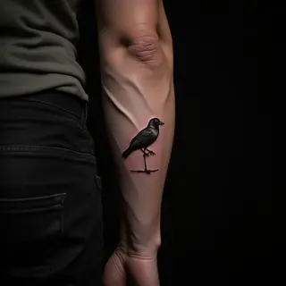 First Born Daughter Tattoo Ideas: Black & Grey Forearm Designs