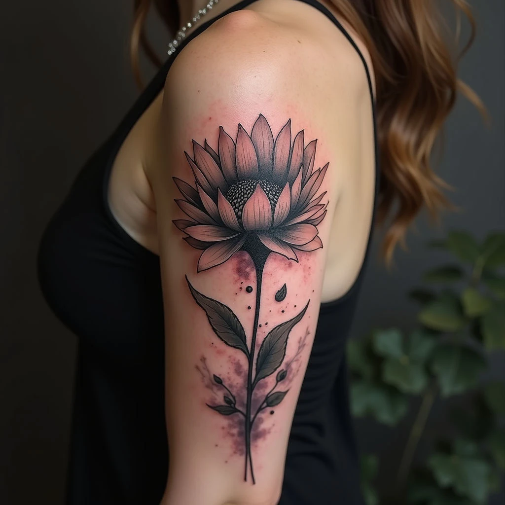 Floral Tapestries: Dreamlike Flower Tattoo Designs for Women
