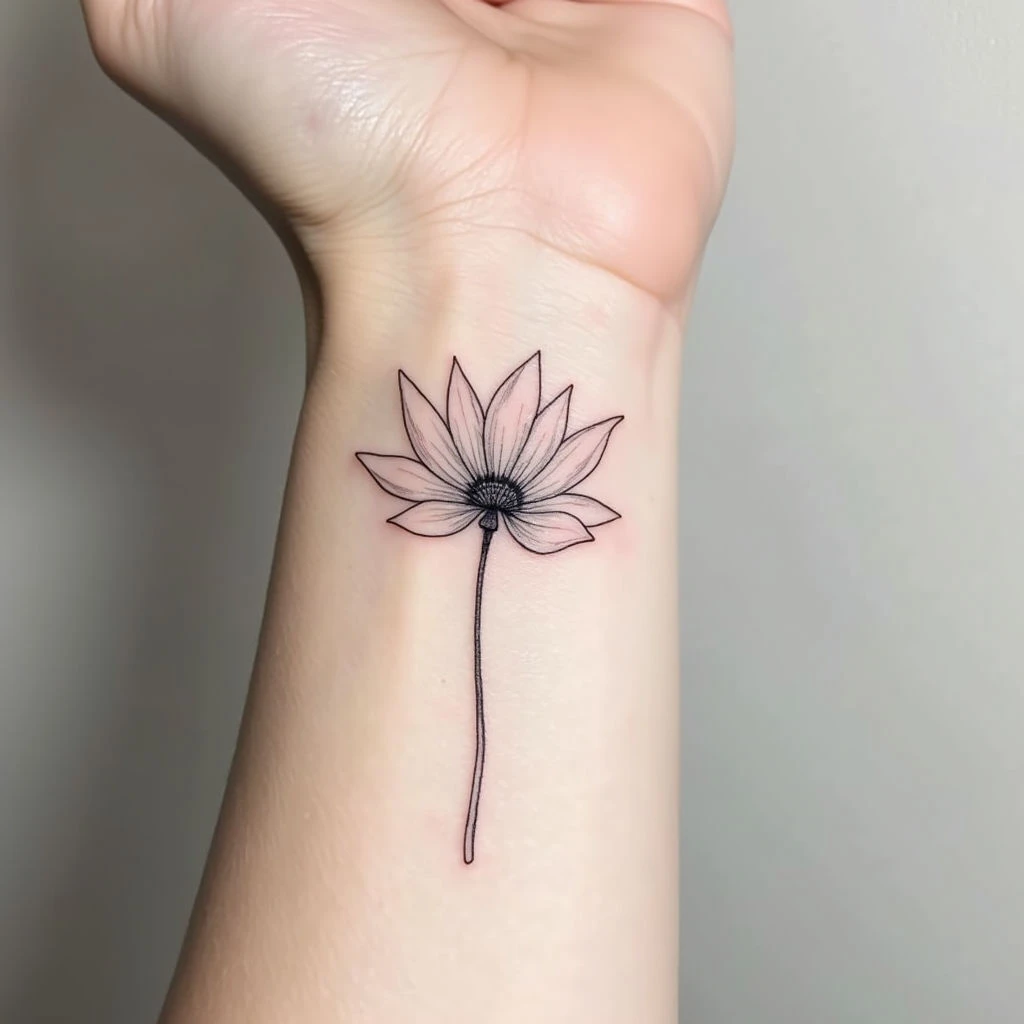 Simple Flower Tattoo Designs: A Guide to Delicate Beauty