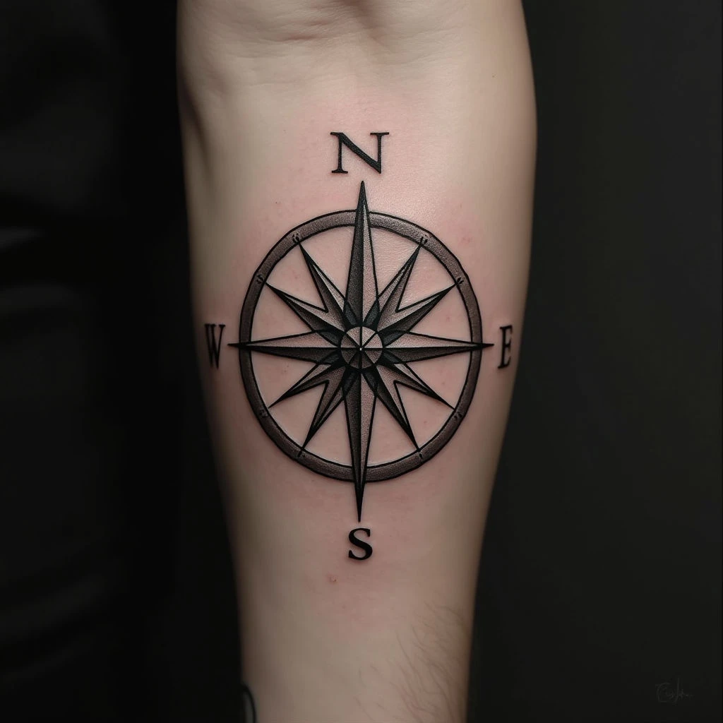 Forearm Compass Tattoo: Meaning, Symbolism & Design