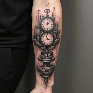 Forearm Tattoo Ideas: A Surrealist Dreamscape