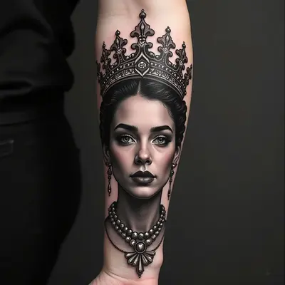 Royal Portrait Tattoo: A Symbol of Power and Loyalty