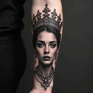 Royal Portrait Tattoo: A Symbol of Power and Loyalty