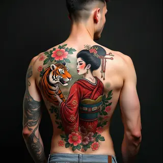Full Back Japanese Irezumi Tattoo: A Masterpiece of Tradition