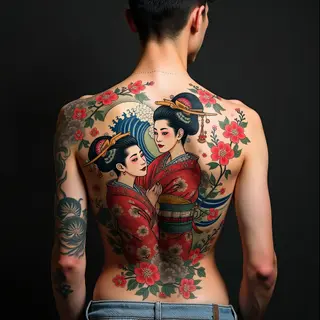 Full Back Irezumi Tattoo: A Traditional Japanese Masterpiece