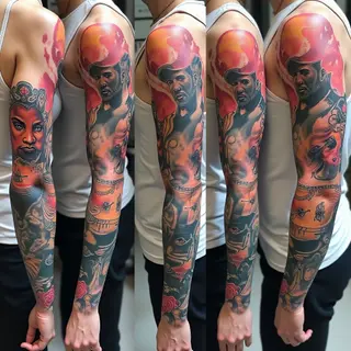 Full Sleeve Colored Tattoo Design: A Comprehensive Guide