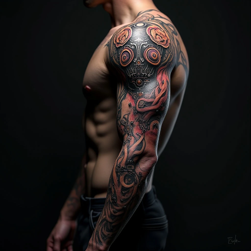 Full Sleeve Tattoo Designs for Men: A Symbolic Journey
