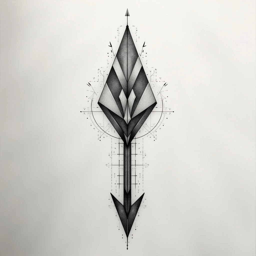 Geometric Arrow Tattoo Designs: Inspiration & Meaning