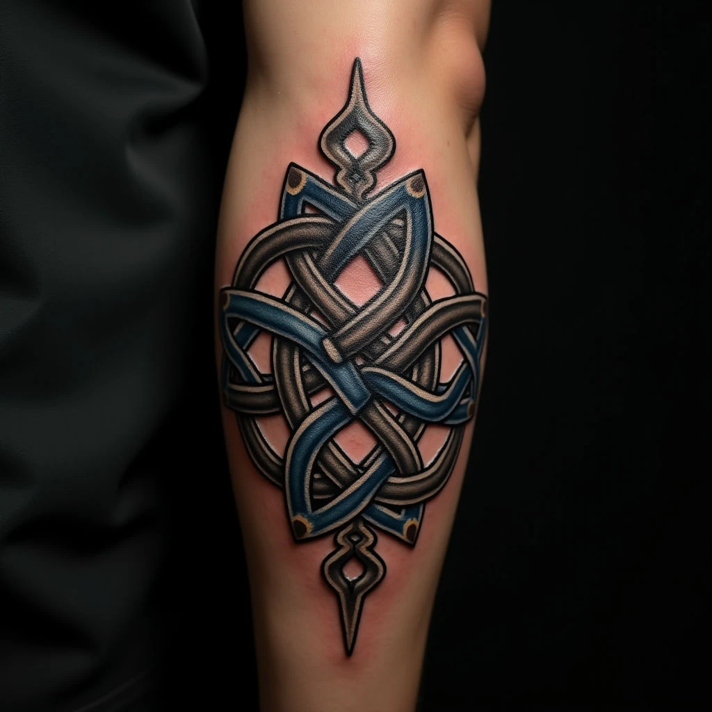 Epic Celtic Knot Tattoos for Men: Bold Blackwork Designs