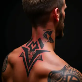 David Beckham's Side Tattoo: Meaning & Geometric Design