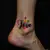 Unique Ankle Lettering Tattoos: Simple & Bold Designs