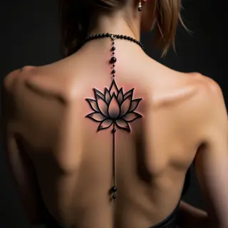 Lotus Flower Tattoo with Dots: Meaning & Geometric Design