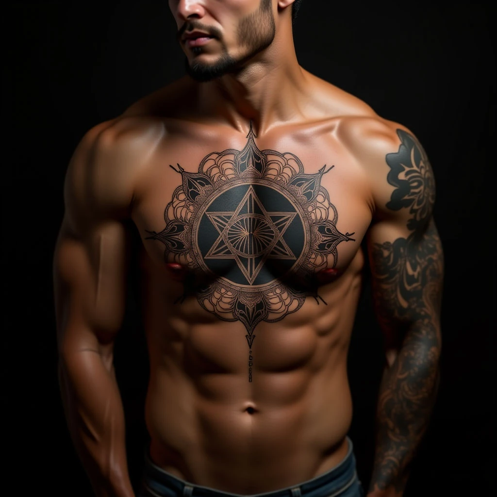 Sacred Geometry Tattoos: Meaning & Oriental Style Inspiration