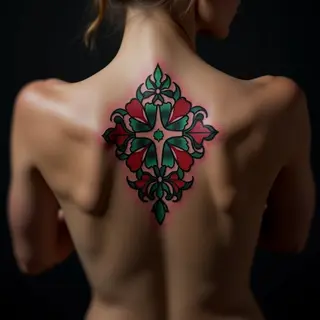Nail Pattern Tattoos: Geometric Inspiration for Your Back
