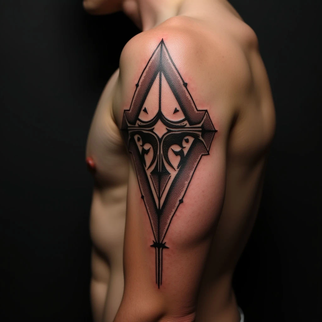 Geometric Tattoo Designs for Guys: Minimalist Inspiration