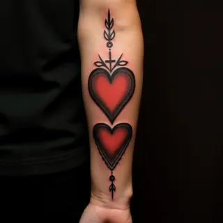 Three Tribal Heart Tattoo Ideas for Your Forearm