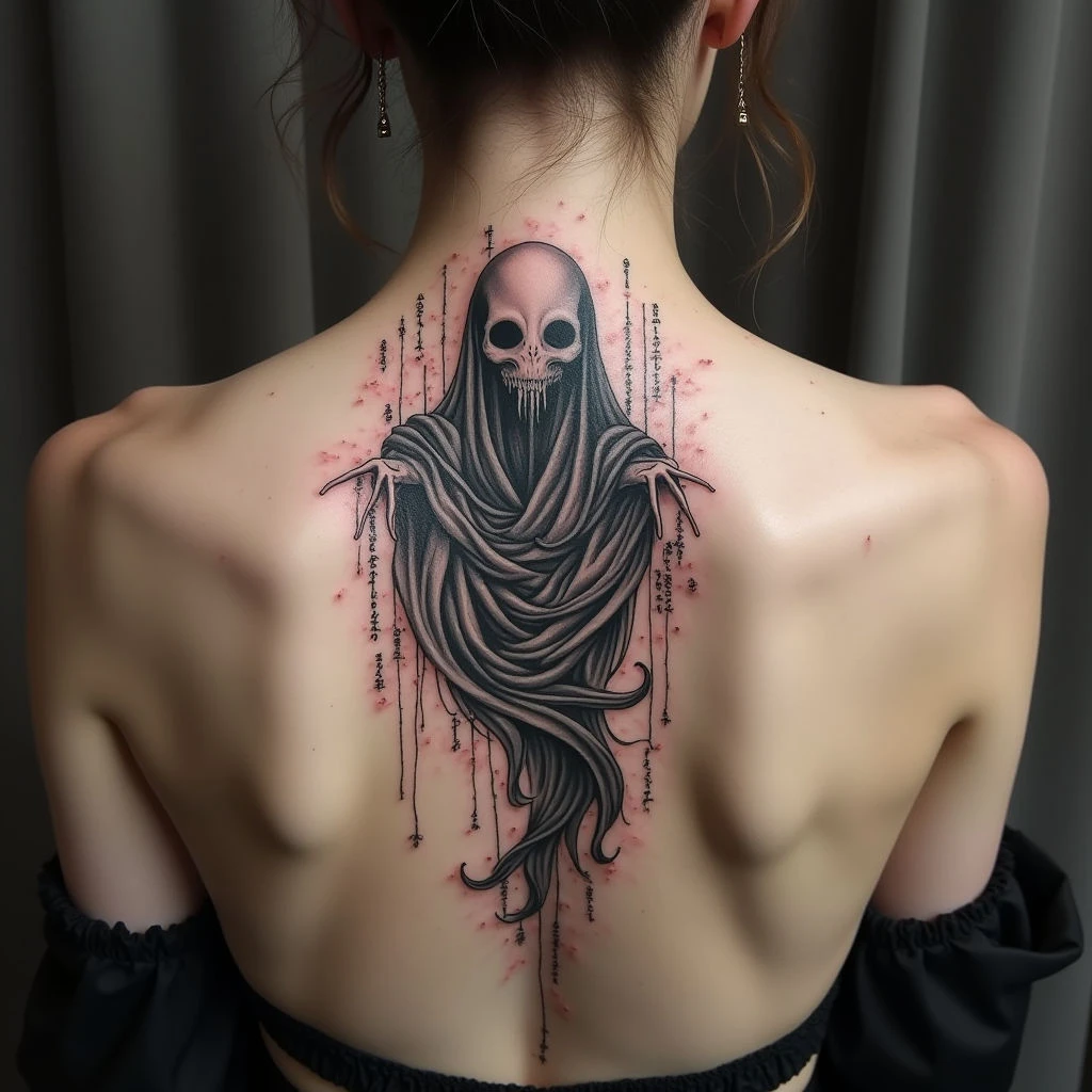 Ethereal Visions: Ghost Tattoo Ideas for Women